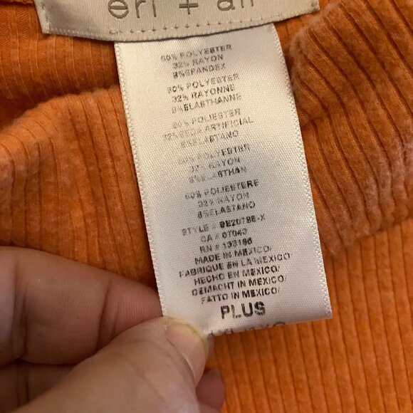 Peach Turtleneck with Back Detail - Picture 7 of 7